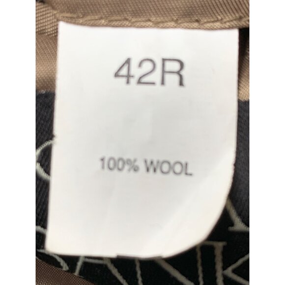 Jos. A. Bank Mens 42R Brown Plaid Wool Blazer Jacket Two-Button RN10222 EUC - Picture 3 of 9